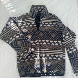 Vintage Patagonia Synchilla Fleece in Gray and Cream